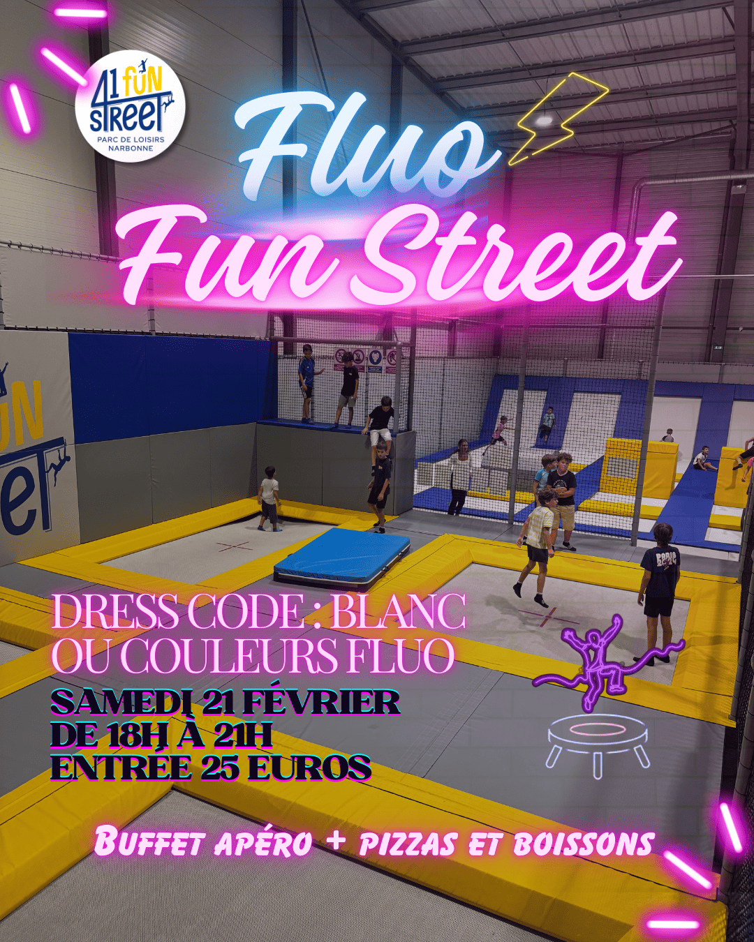 Soirée Halloween 2025 chez 41 Fun Street : grimpe, frissons et fun garanti à Narbonne