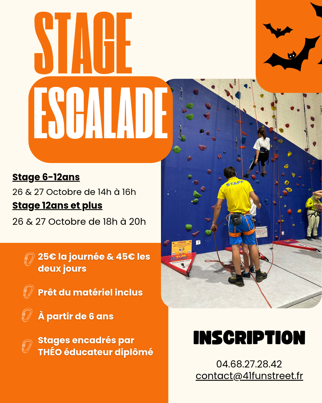 Soirée Halloween 2025 chez 41 Fun Street : grimpe, frissons et fun garanti à Narbonne